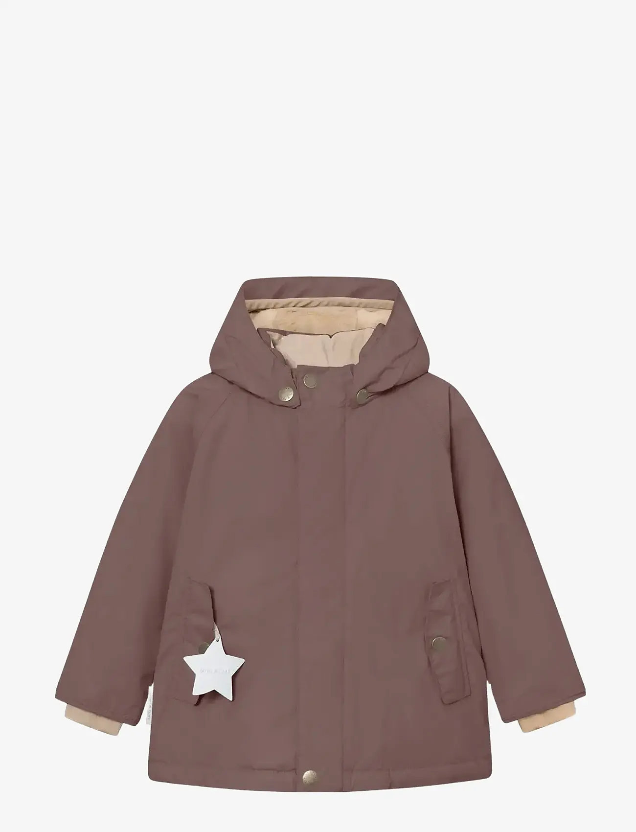 MINI A TURE - MATWALLY fleece lined winter jacket. GRS - ski jackets - peppercorn plum - 0