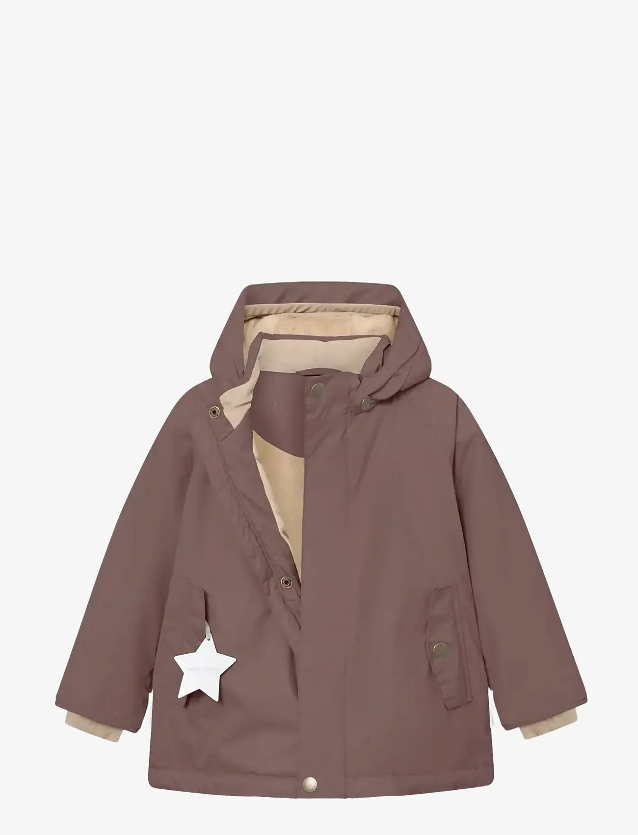 MINI A TURE - MATWALLY fleece lined winter jacket. GRS - ski jackets - peppercorn plum - 2