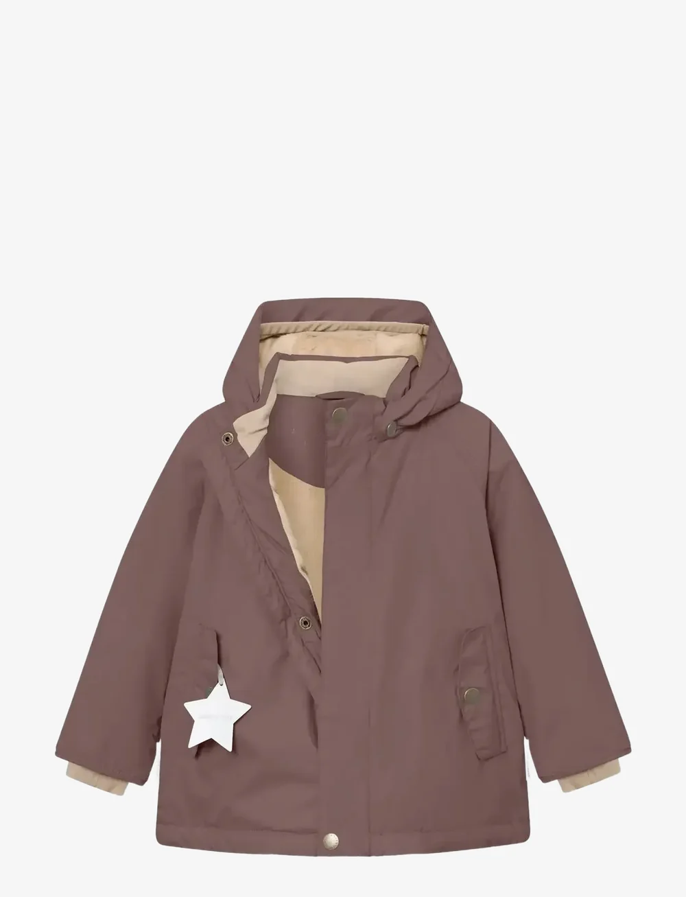 MINI A TURE - MATWALLY fleece lined winter jacket. GRS - skidjackor - peppercorn plum - 2