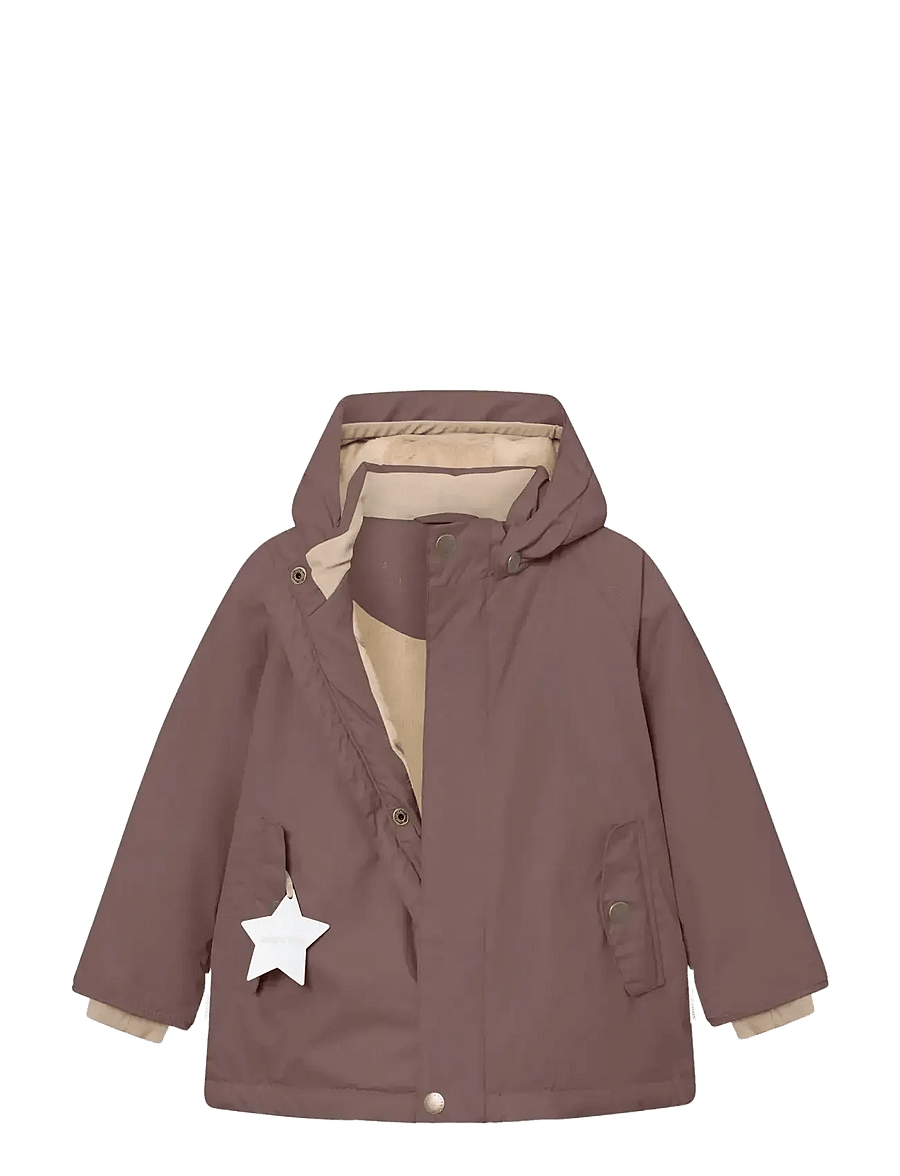 MINI A TURE - MATWALLY fleece lined winter jacket. GRS - vestes de ski - peppercorn plum - 2