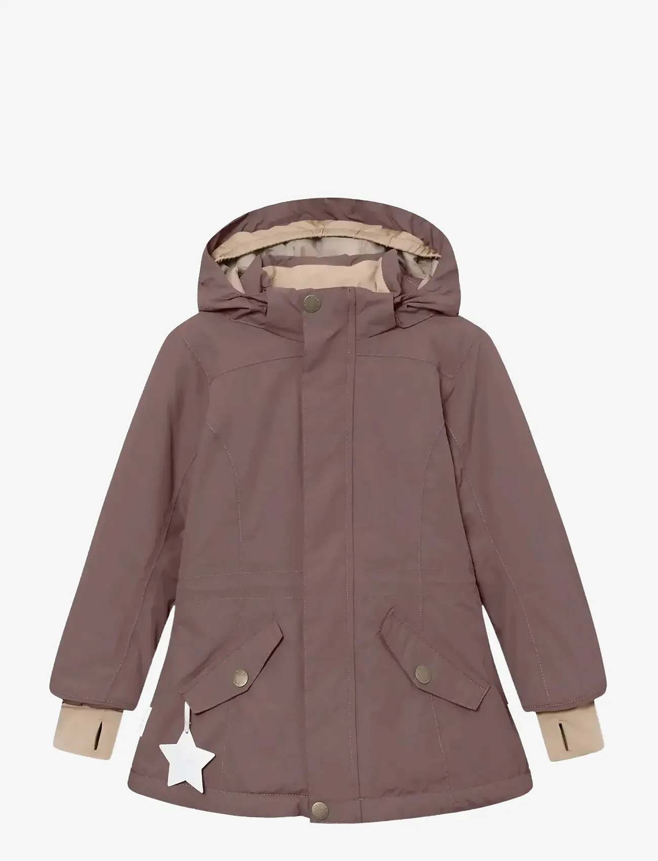 MINI A TURE - MATVELAJA winter jacket. GRS - skijakker - peppercorn plum - 0