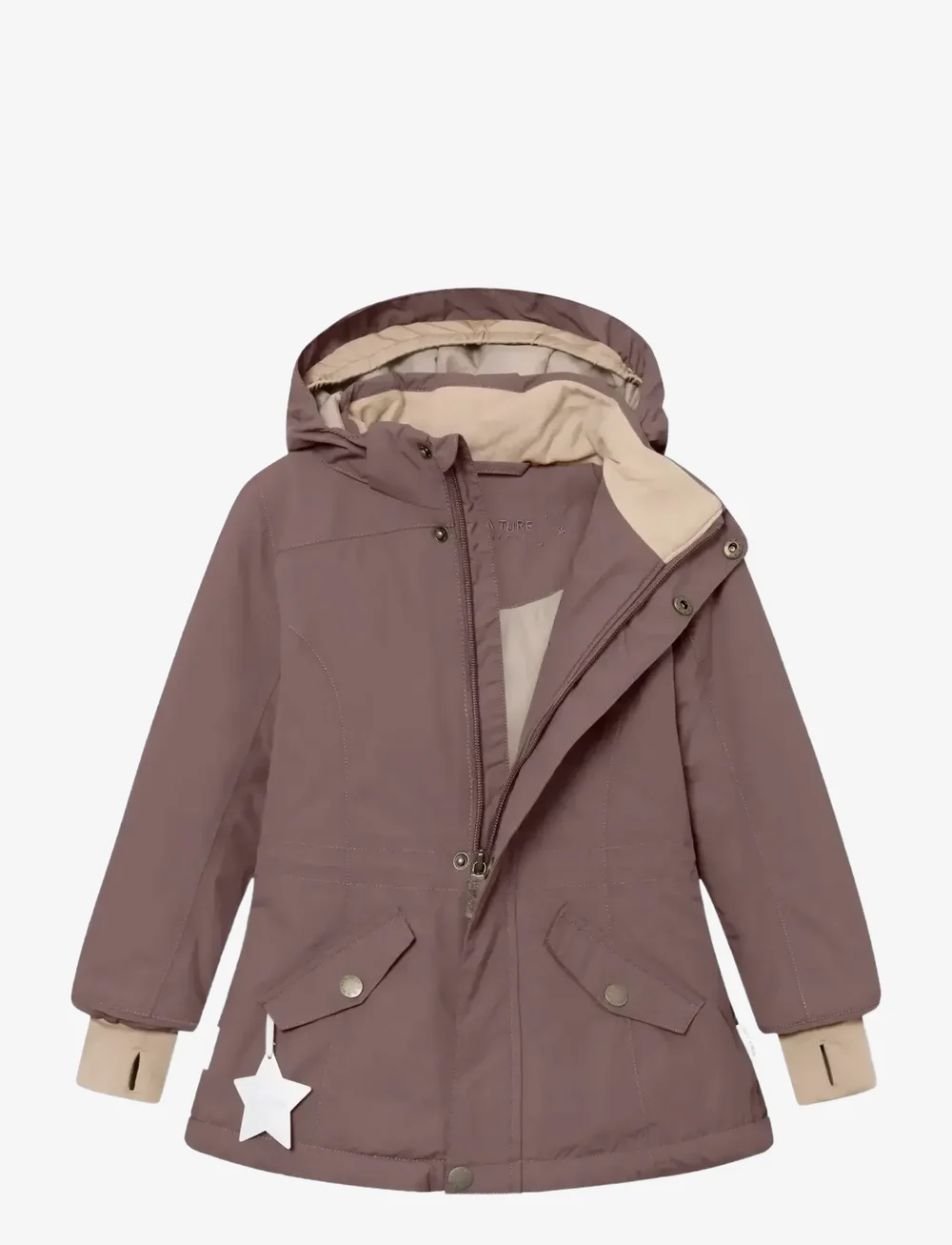 MINI A TURE - MATVELAJA winter jacket. GRS - skijacken - peppercorn plum - 2