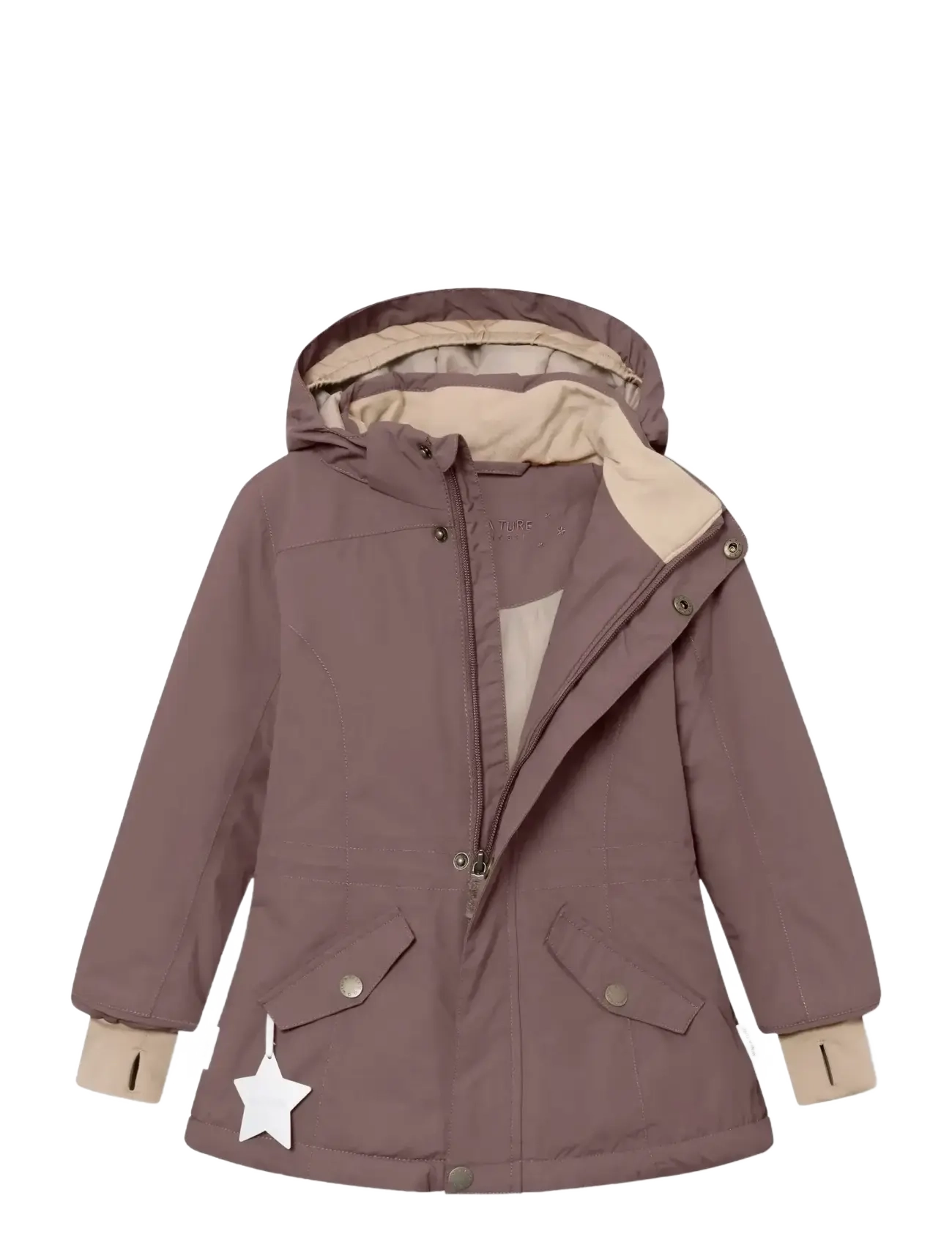 MINI A TURE - MATVELAJA winter jacket. GRS - skijakker - peppercorn plum - 2