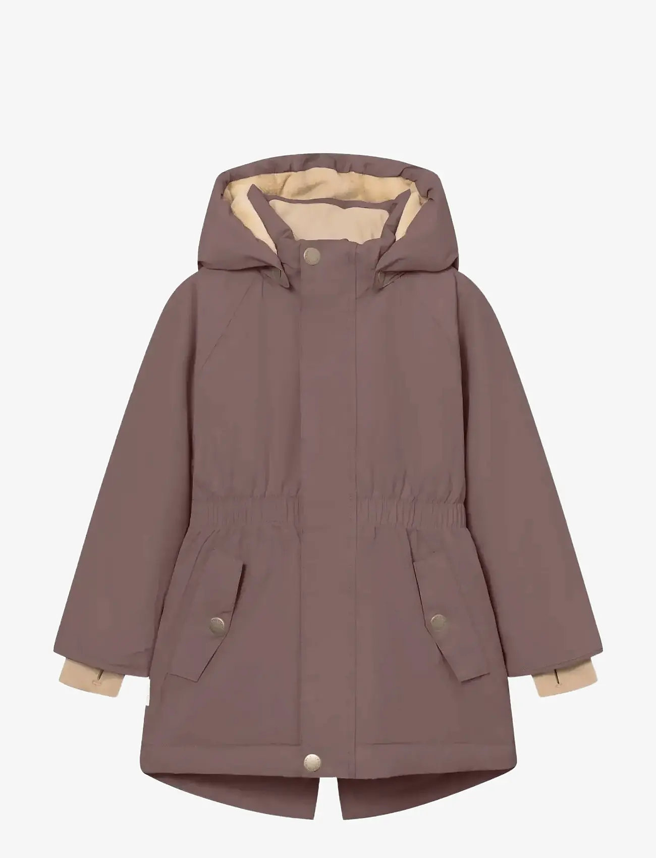 MINI A TURE - MATVIKANIA fleece lined winter jacket. GRS - skijakker - peppercorn plum - 1