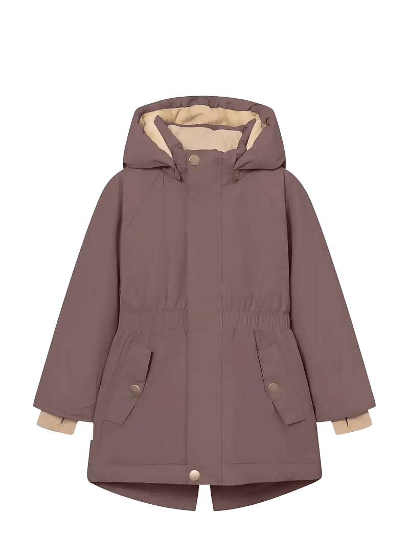 MINI A TURE - MATVIKANIA fleece lined winter jacket. GRS - skijakker - peppercorn plum - 1