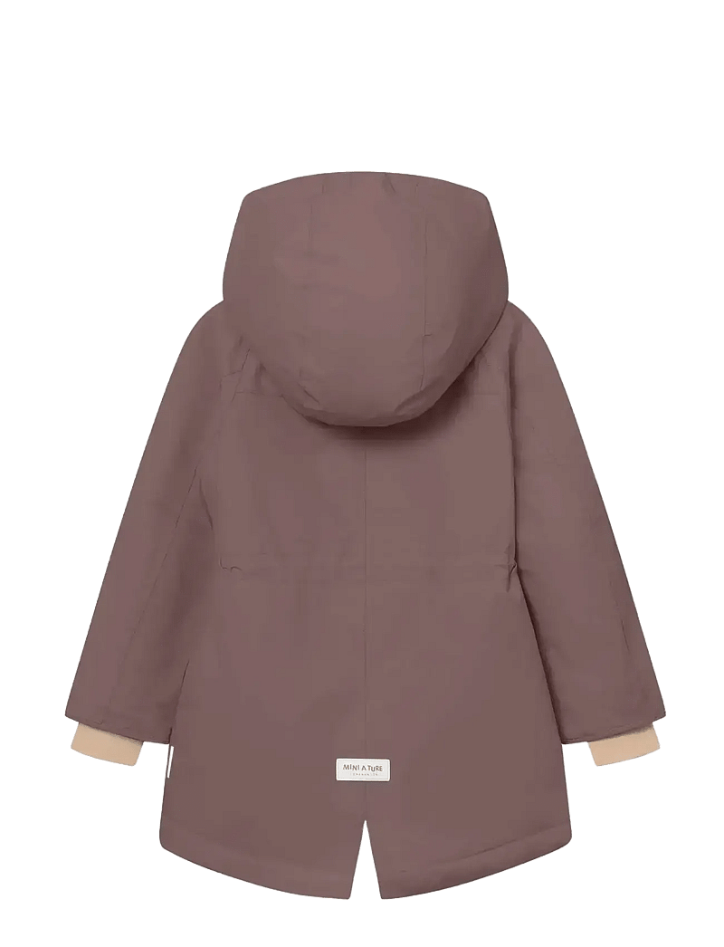 MINI A TURE - MATVIKANIA fleece lined winter jacket. GRS - skijakker - peppercorn plum - 2