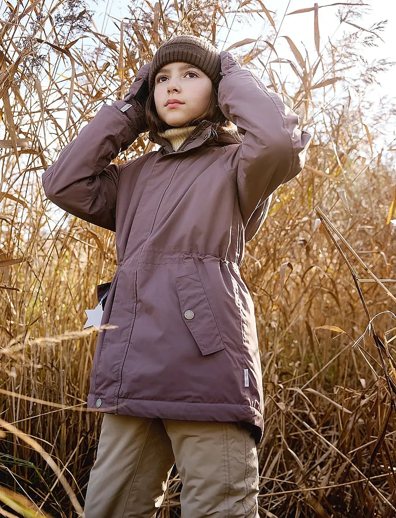 MINI A TURE - MATVIKANIA fleece lined winter jacket. GRS - skijakker - peppercorn plum - 4