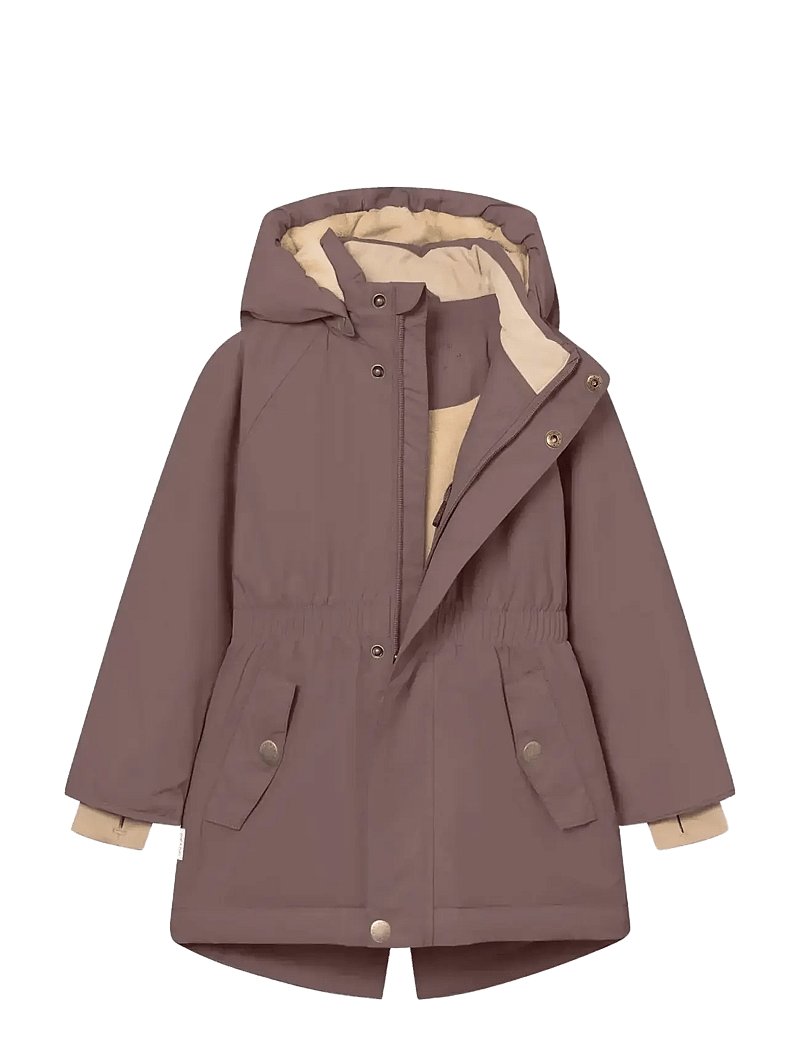 MINI A TURE - MATVIKANIA fleece lined winter jacket. GRS - skijakker - peppercorn plum - 3