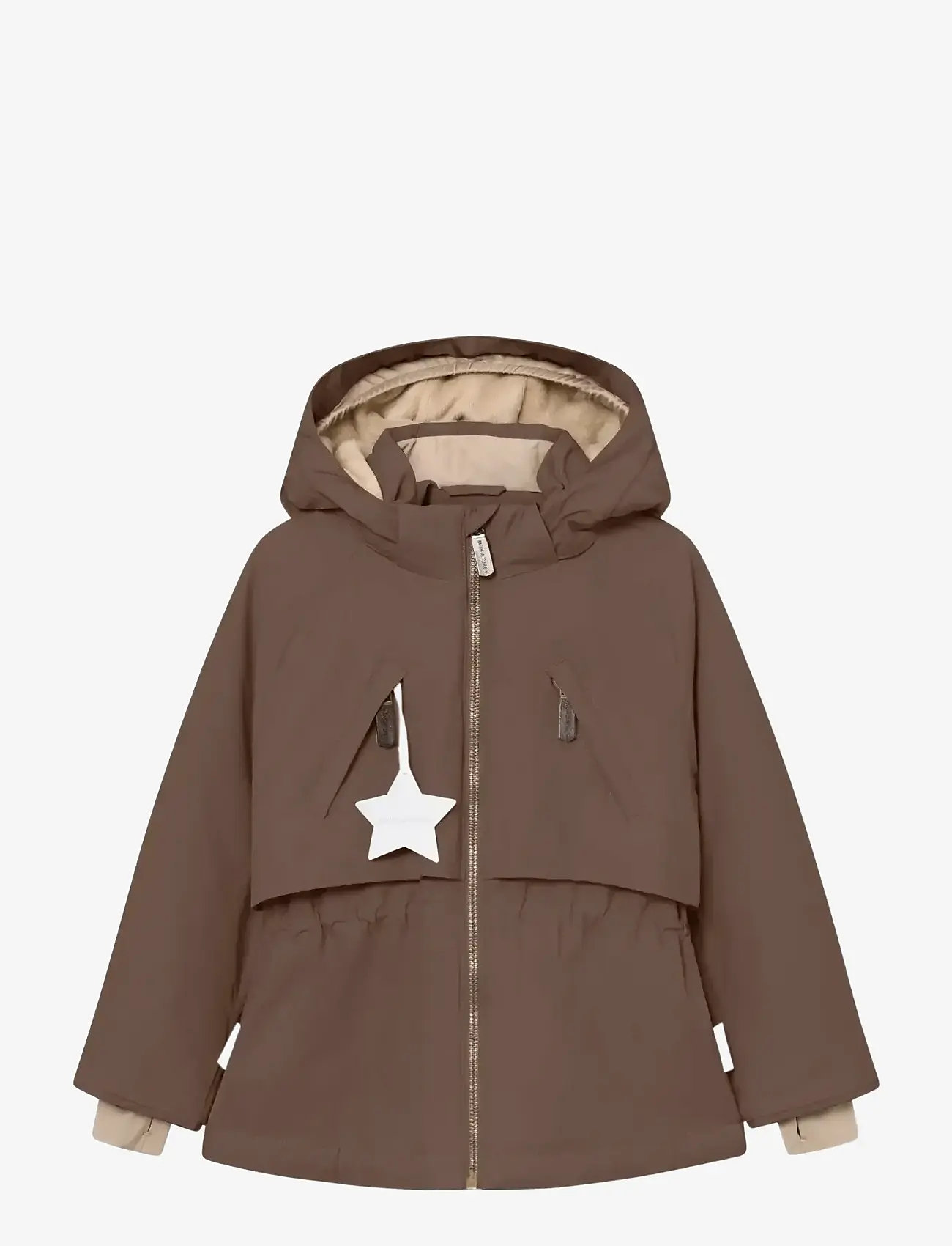 MINI A TURE - MATALGEANA fleece lined winter jacket. GRS - skijacken - chestnut brown - 0