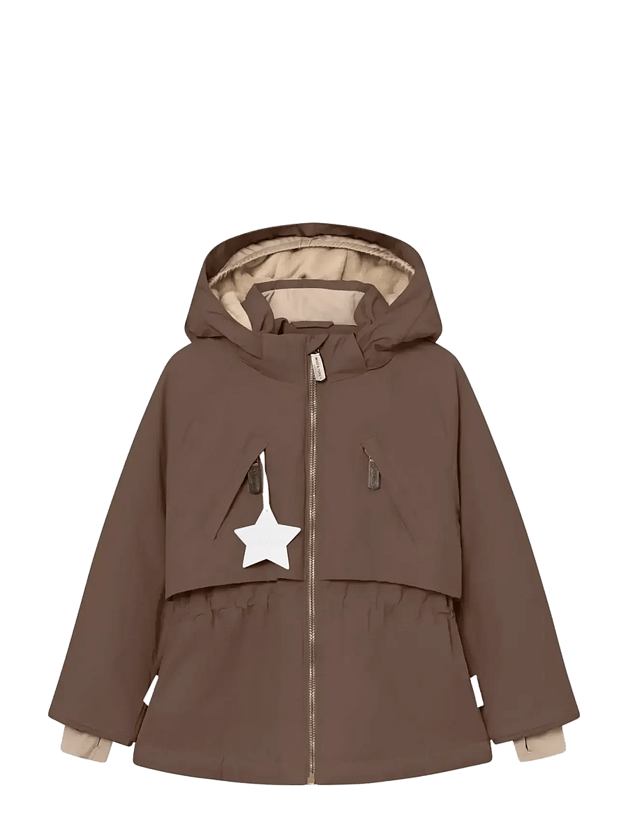 MINI A TURE - MATALGEANA fleece lined winter jacket. GRS - skijakker - chestnut brown - 0