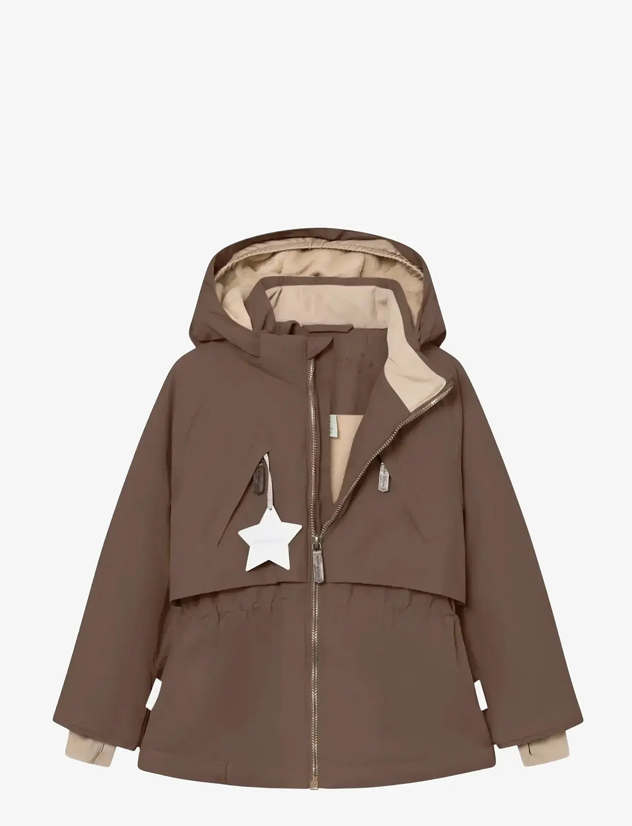 MINI A TURE - MATALGEANA fleece lined winter jacket. GRS - skijacken - chestnut brown - 2