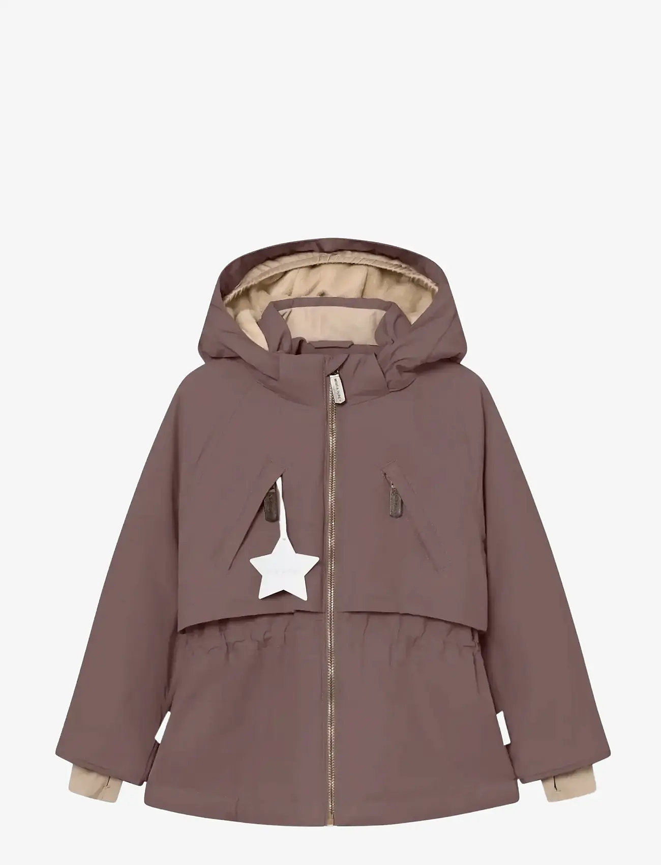 MINI A TURE - MATALGEANA fleece lined winter jacket. GRS - skijakker - peppercorn plum - 0