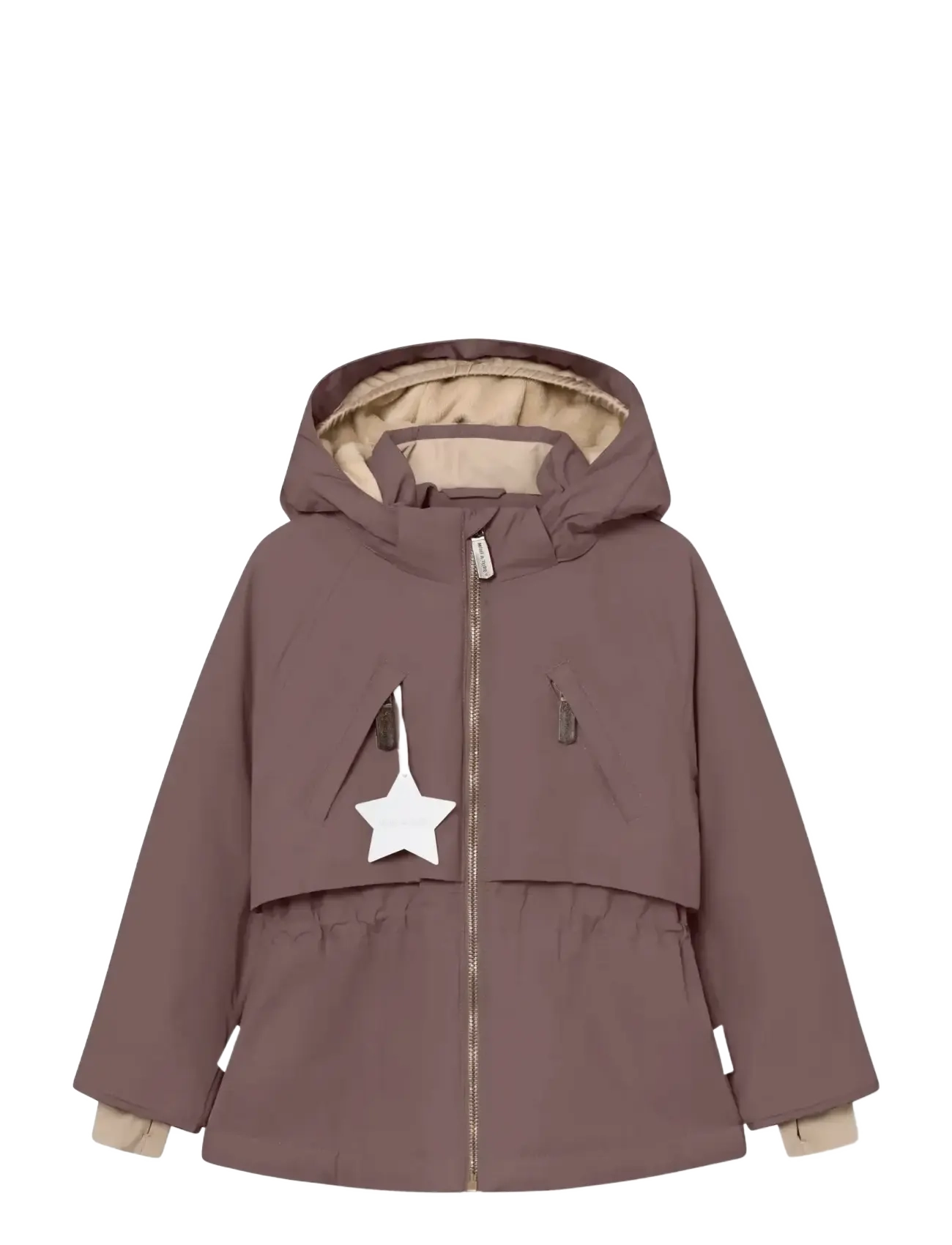 MINI A TURE MATALGEANA fleece lined winter jacket. GRS - Vinterkläder - PEPPERCORN PLUM / purple