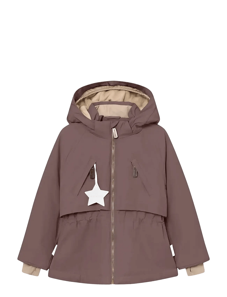MINI A TURE - MATALGEANA fleece lined winter jacket. GRS - suusajoped - peppercorn plum - 0