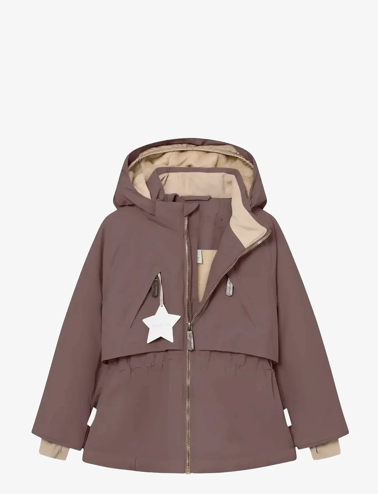 MINI A TURE - MATALGEANA fleece lined winter jacket. GRS - skijakker - peppercorn plum - 2