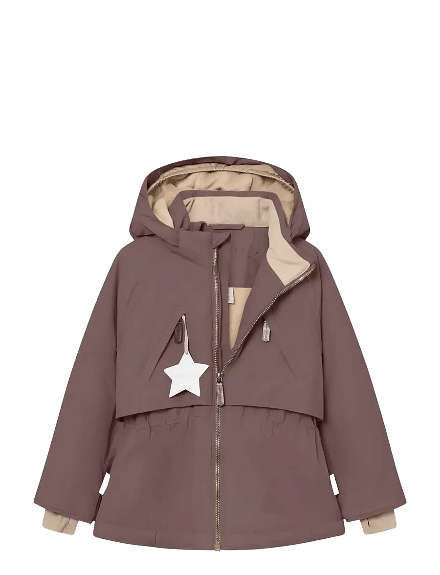MINI A TURE - MATALGEANA fleece lined winter jacket. GRS - suusajoped - peppercorn plum - 2