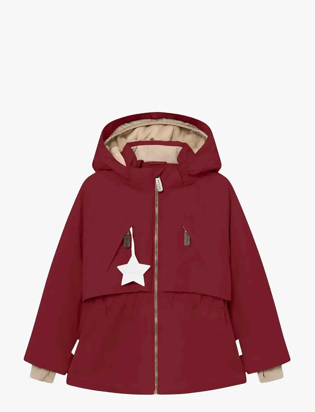 MINI A TURE - MATALGEANA fleece lined winter jacket. GRS - skijakker - red merlot - 0