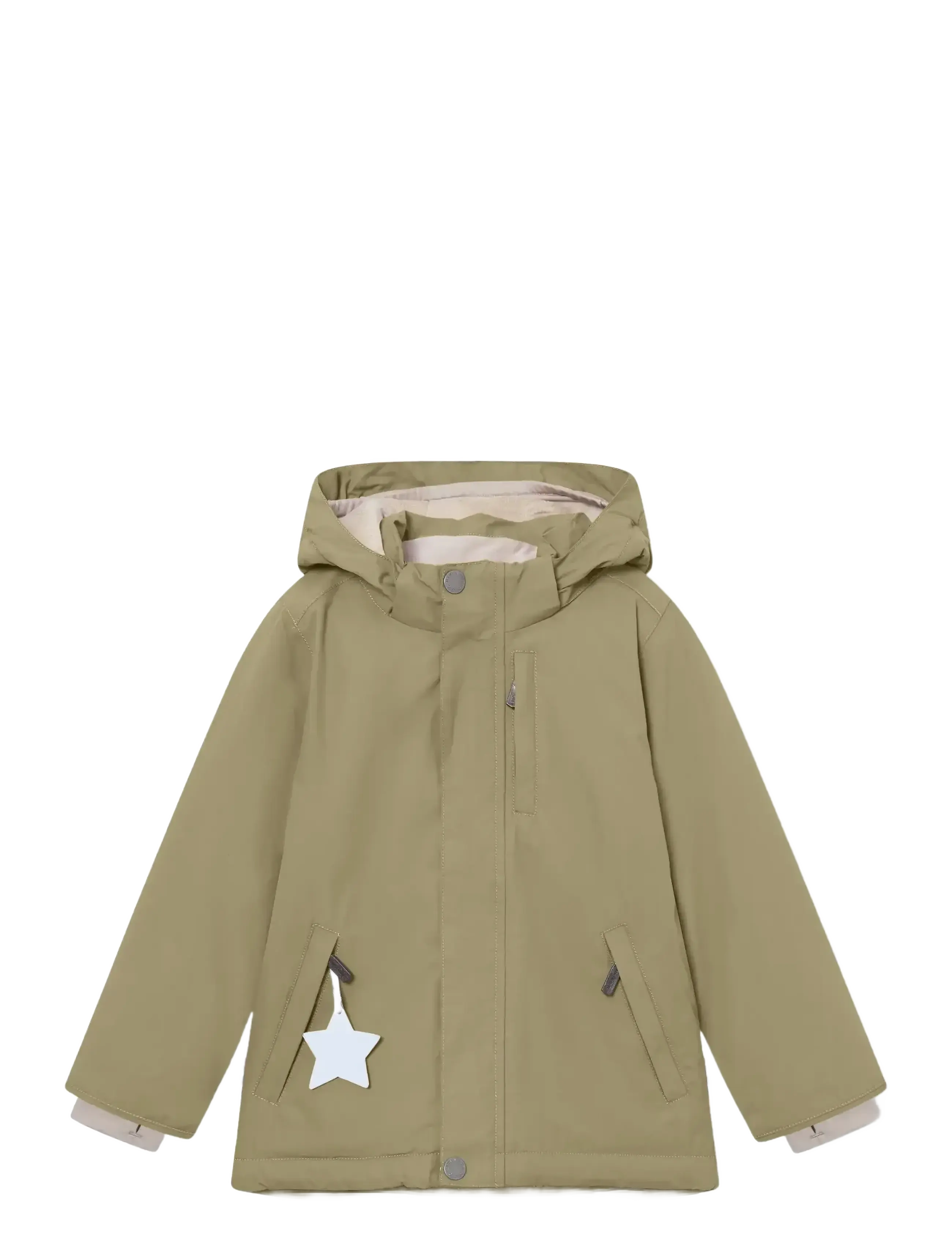 MINI A TURE MATADYANKO fleece lined winter jacket. GRS - MINI A TURE - ALOE GREEN / green