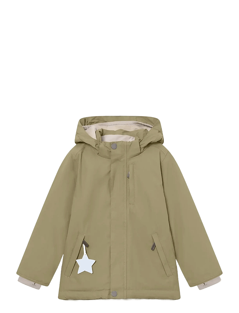 MINI A TURE - MATADYANKO fleece lined winter jacket. GRS - skijacken - aloe green - 0