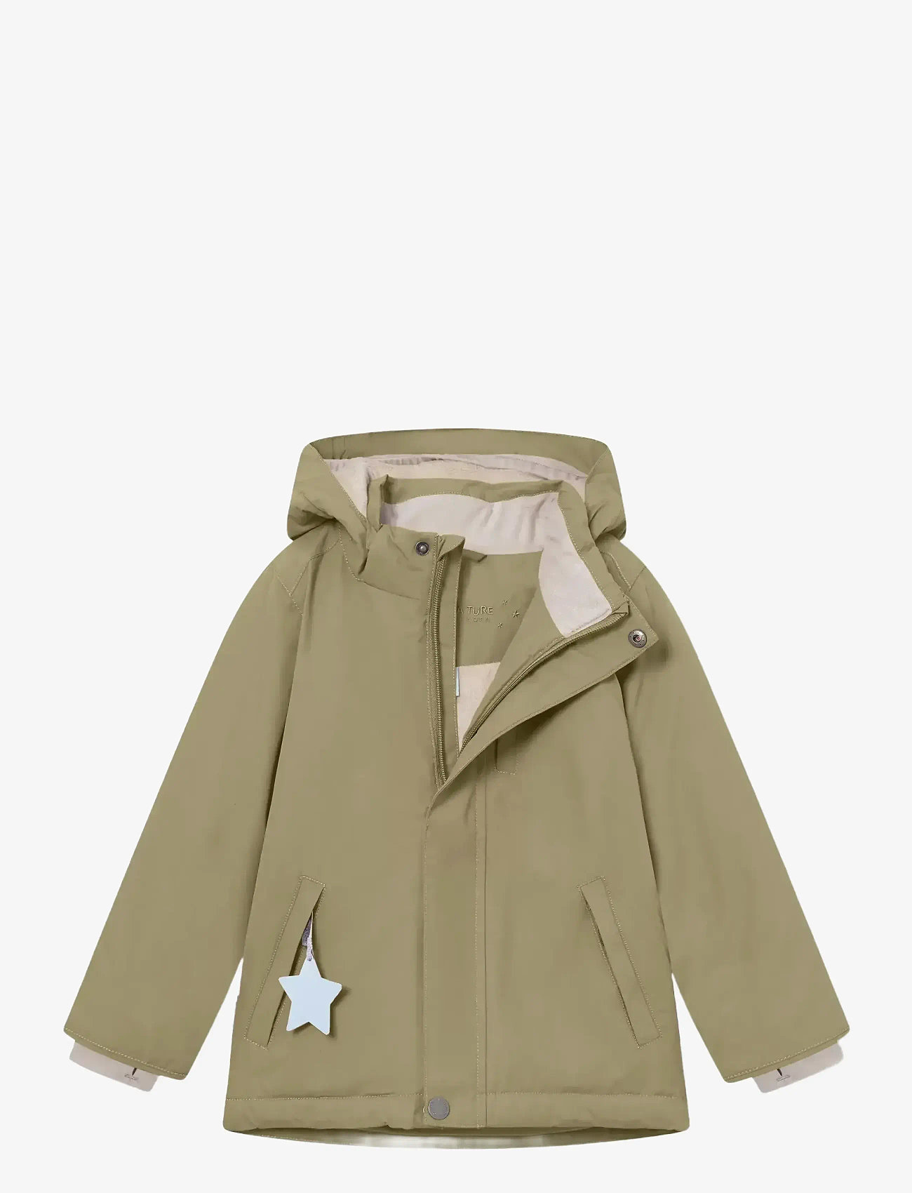 MINI A TURE - MATADYANKO fleece lined winter jacket. GRS - skijacken - aloe green - 2