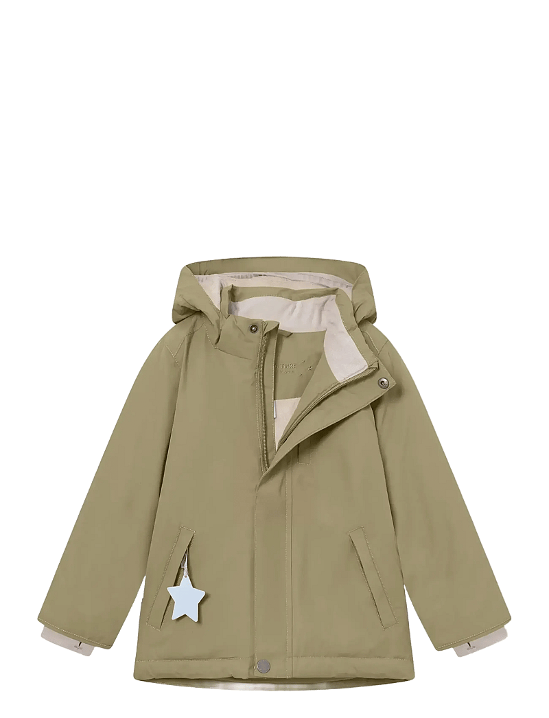 MINI A TURE - MATADYANKO fleece lined winter jacket. GRS - skijacken - aloe green - 2