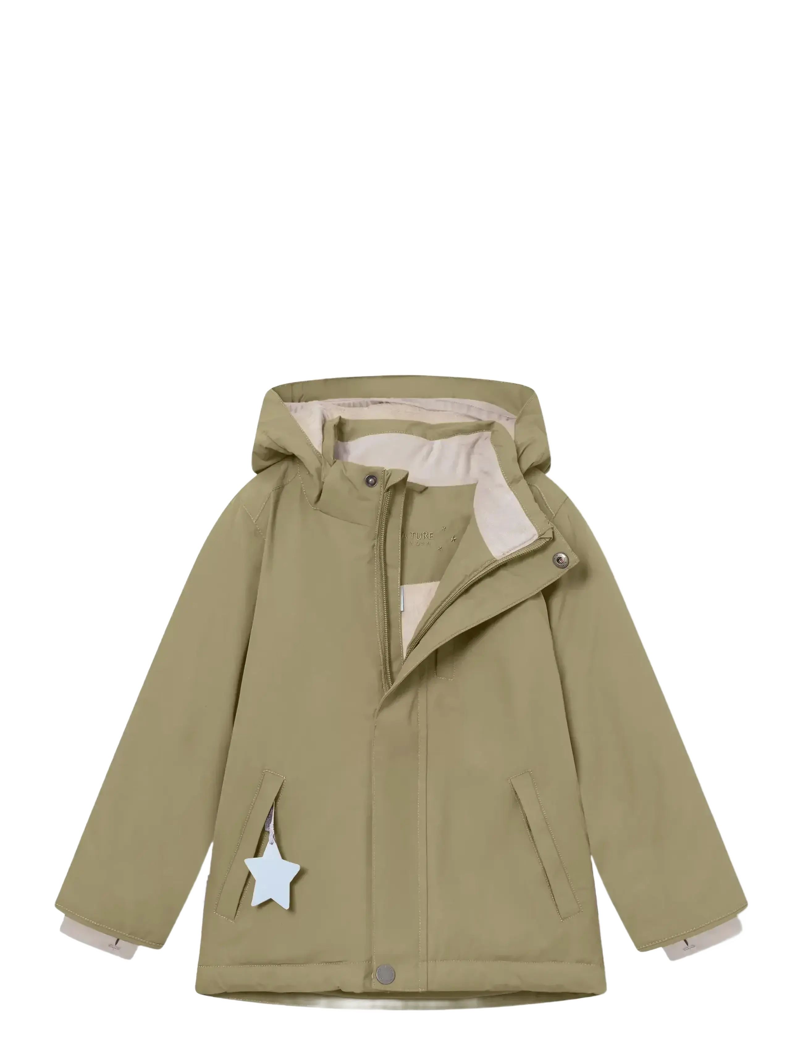 MINI A TURE - MATADYANKO fleece lined winter jacket. GRS - skijacken - aloe green - 2
