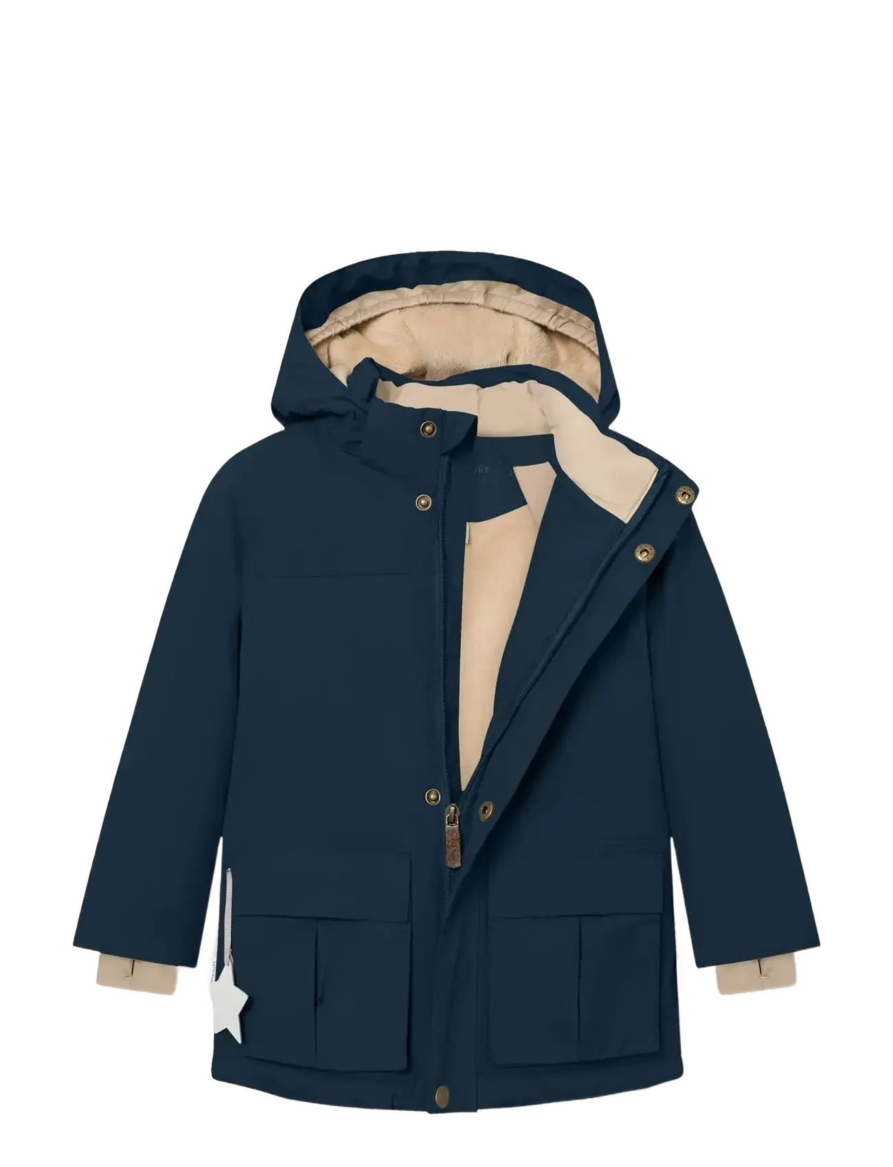 MINI A TURE - MATKASTORIO fleece lined winter jacket. GRS - outer space - 3
