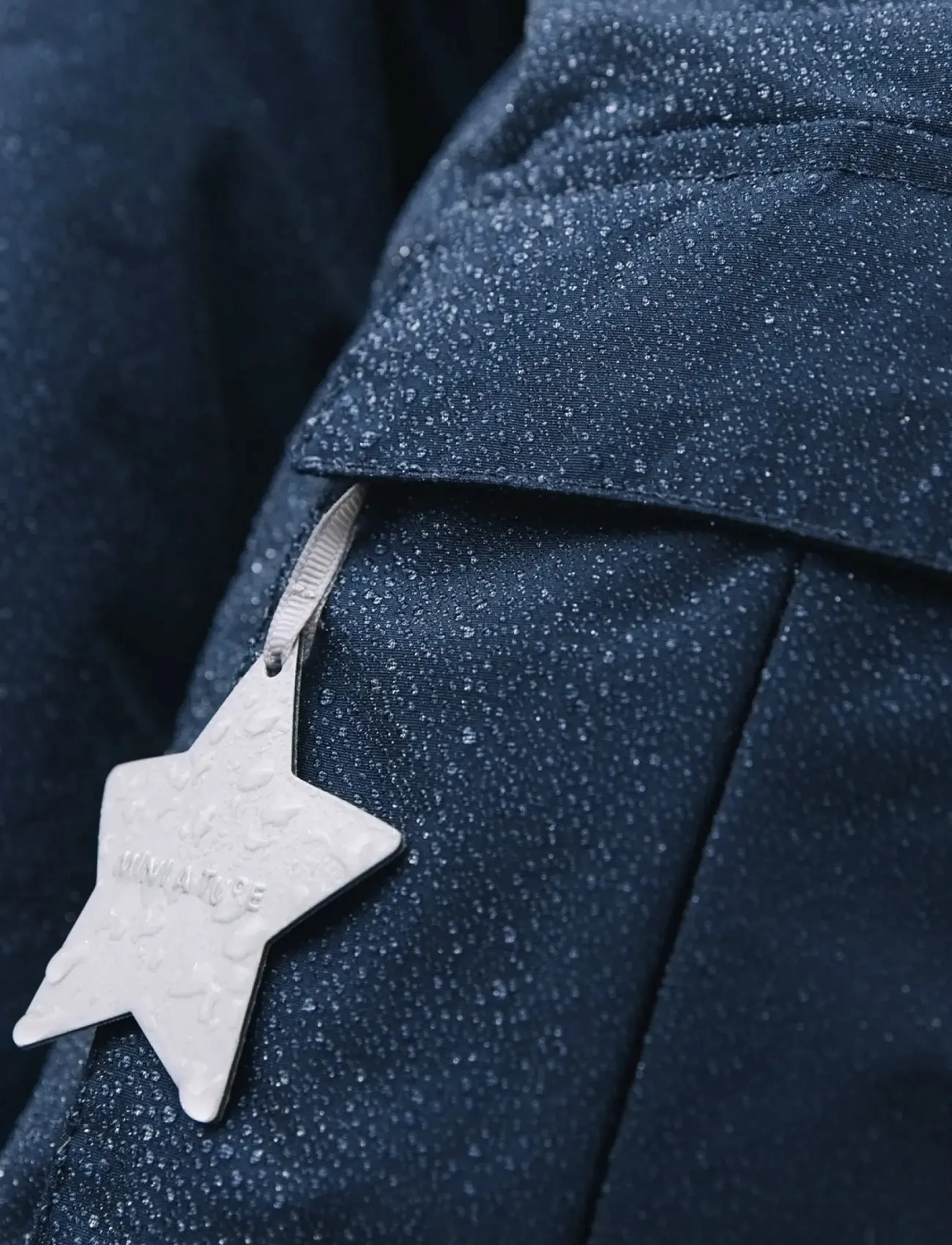 MINI A TURE - MATKASTORIO fleece lined winter jacket. GRS - outer space - 5