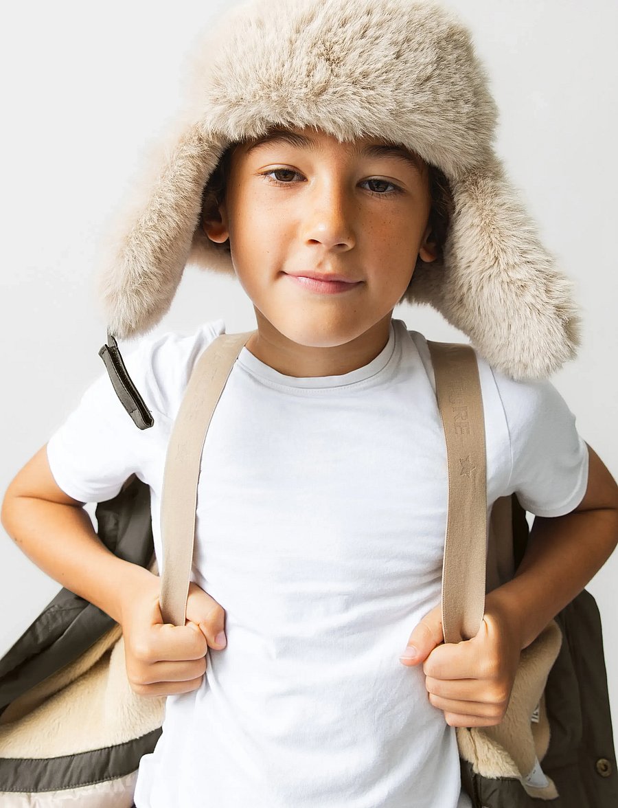 MINI A TURE - MATKASTORIO fleece lined winter jacket. GRS - tarmac green - 5
