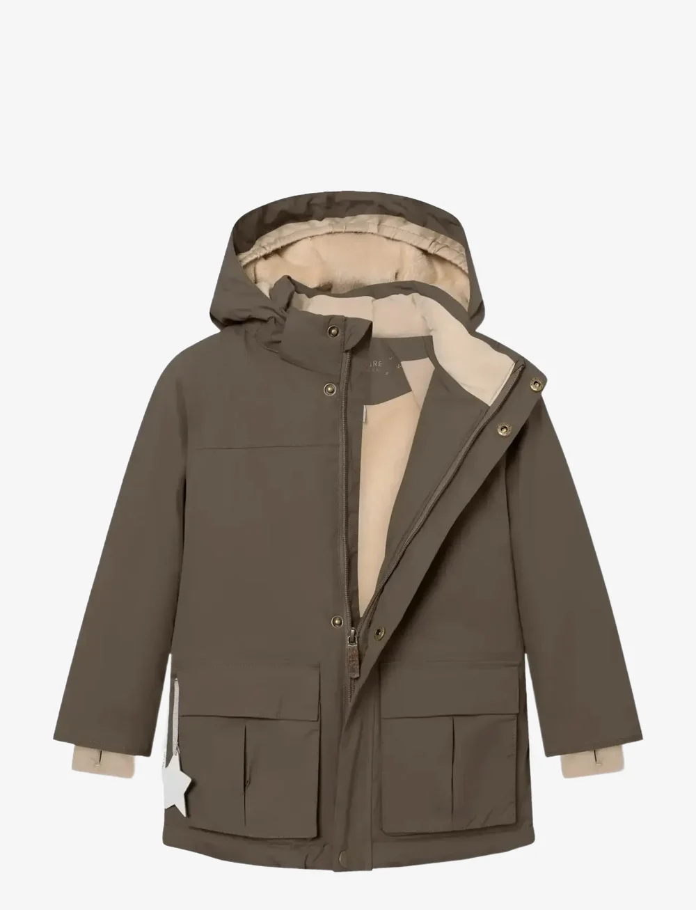 MINI A TURE - MATKASTORIO fleece lined winter jacket. GRS - skijakker - tarmac green - 3