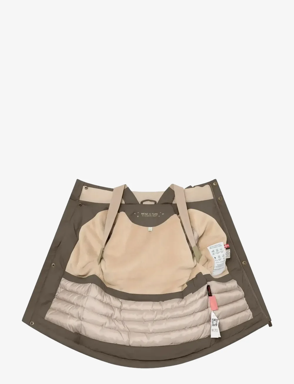 MINI A TURE - MATKASTORIO fleece lined winter jacket. GRS - skijakker - tarmac green - 4