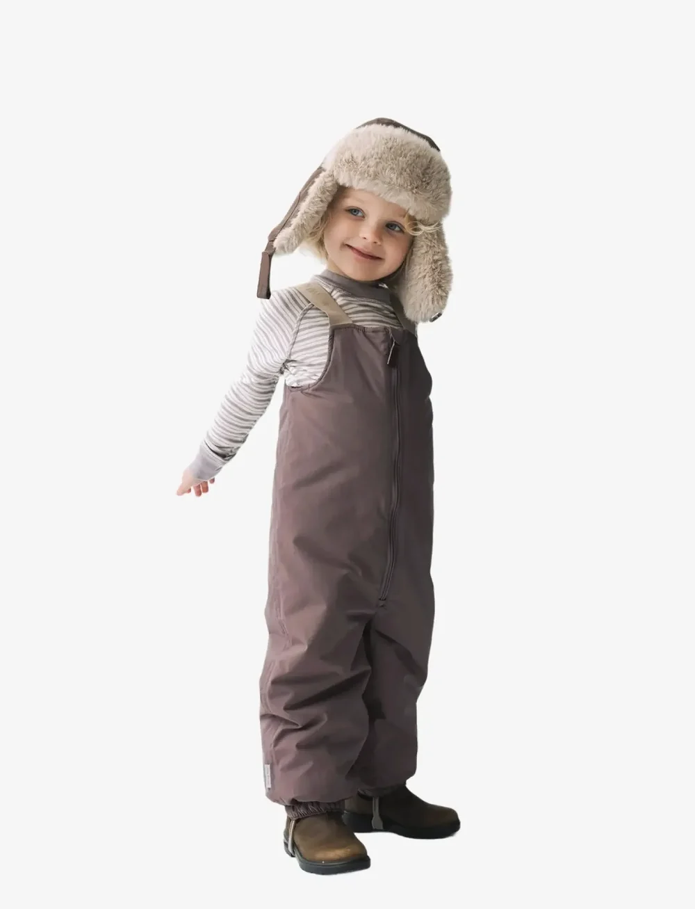 MINI A TURE - MATWALENTY snow pants. GRS - talvepüksid - peppercorn plum - 0