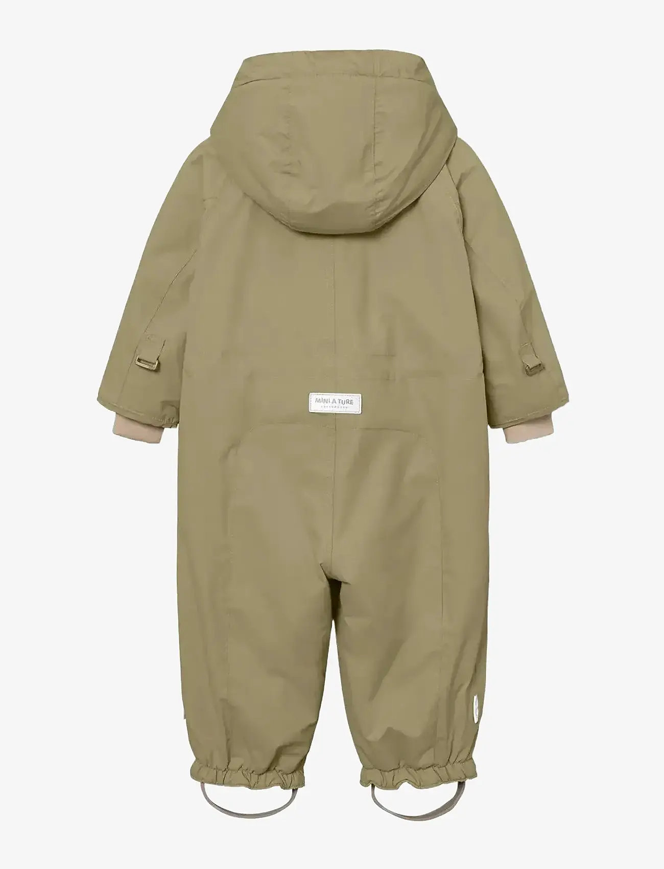 MINI A TURE - MATWISTI fleece lined snowsuit. GRS - snowsuit - aloe green - 2