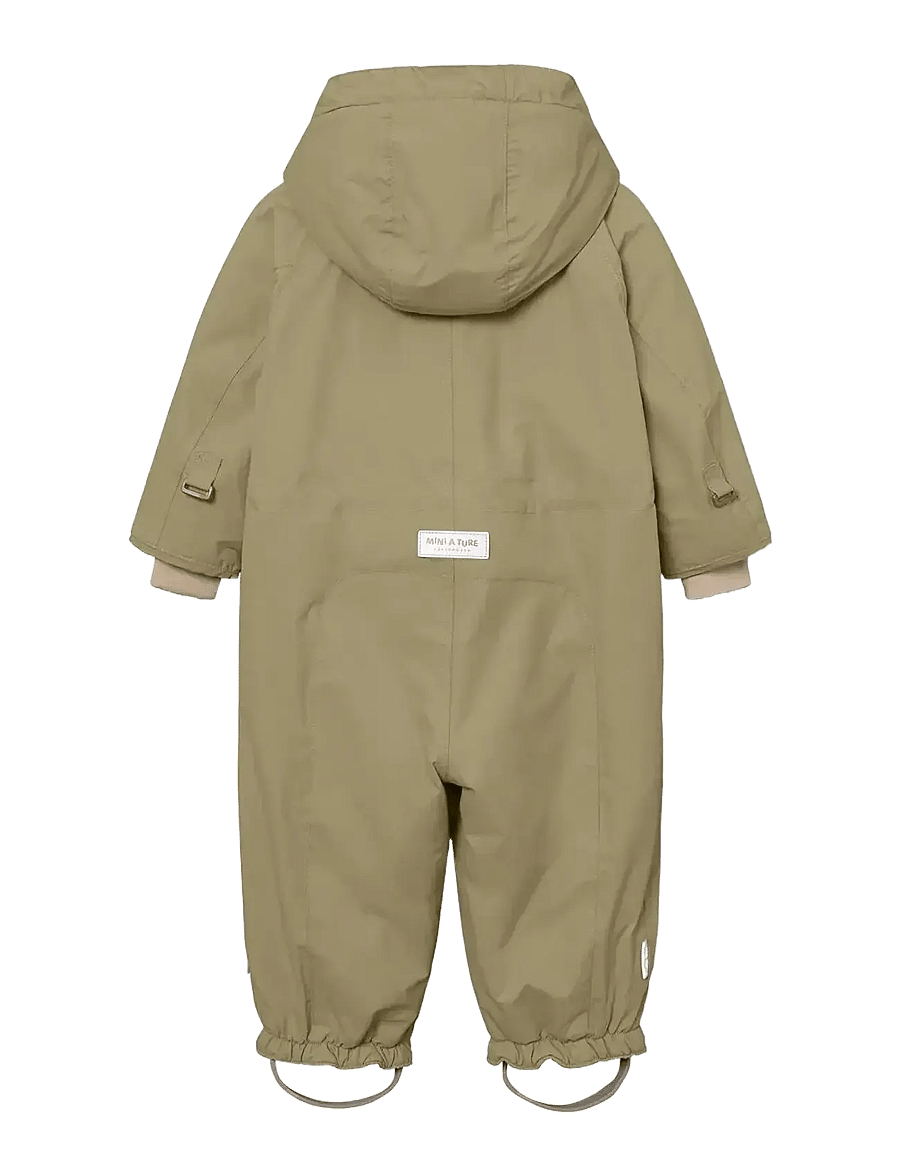 MINI A TURE - MATWISTI fleece lined snowsuit. GRS - schneeanzug - aloe green - 2
