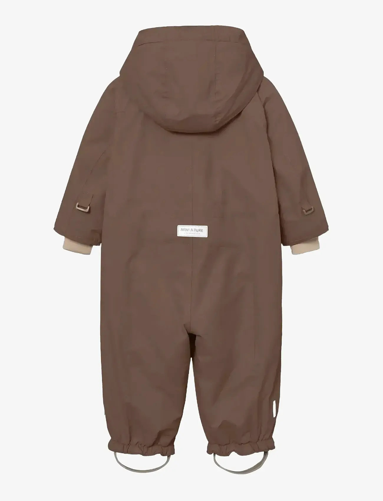 MINI A TURE - MATWISTI fleece lined snowsuit. GRS - shop efter alder - chestnut brown - 1