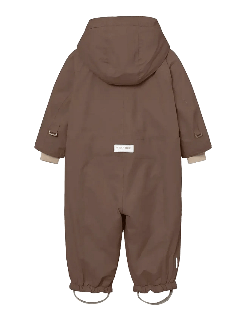 MINI A TURE - MATWISTI fleece lined snowsuit. GRS - shop efter alder - chestnut brown - 1