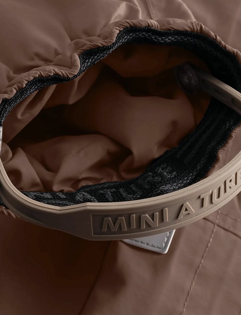 MINI A TURE - MATWISTI fleece lined snowsuit. GRS - shop efter alder - chestnut brown - 4