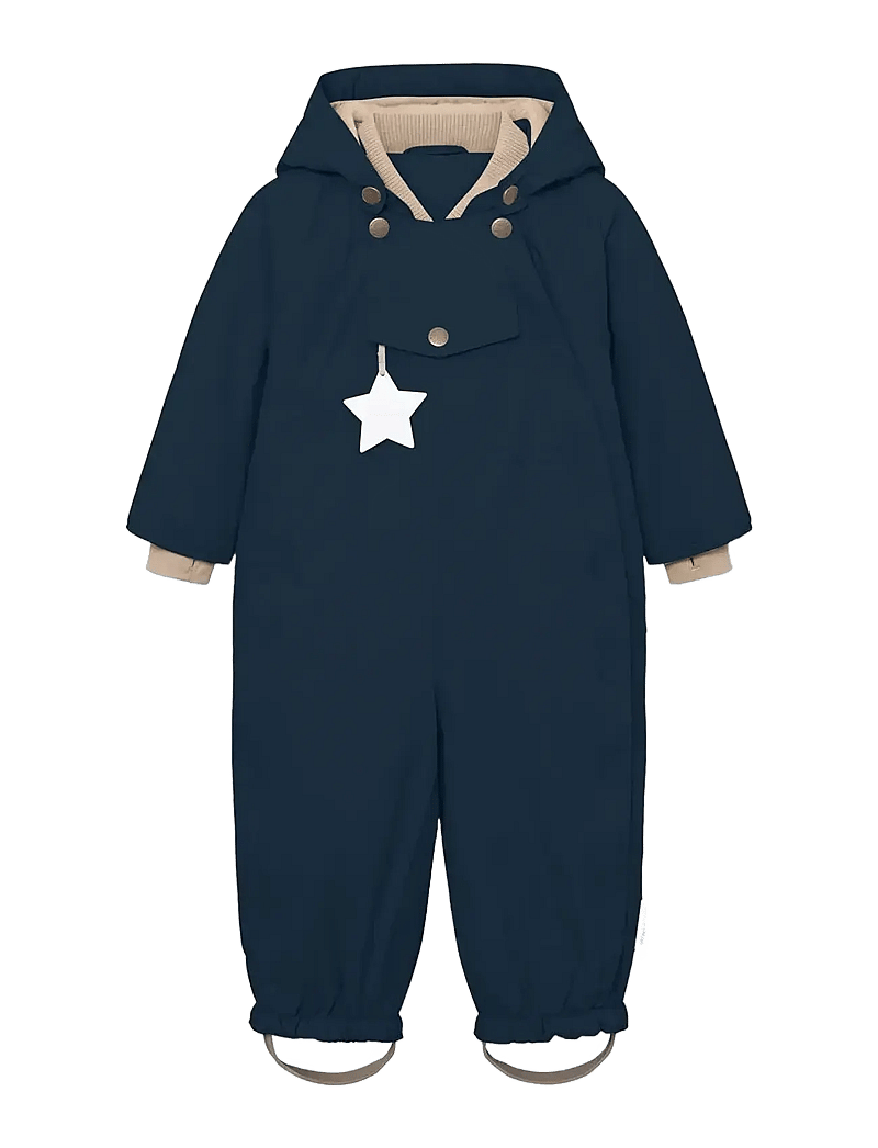 MINI A TURE - MATWISTI fleece lined snowsuit. GRS - snowsuit - outer space - 0
