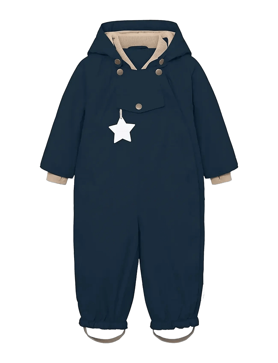 MINI A TURE - MATWISTI fleece lined snowsuit. GRS - Žieminiai kombinezonai - outer space - 0