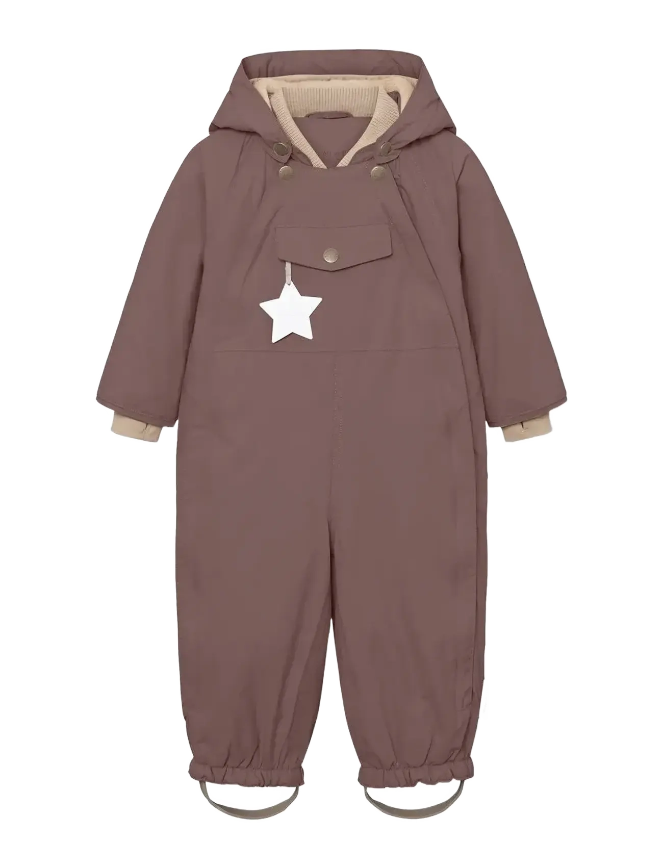 MINI A TURE - MATWISTI fleece lined snowsuit. GRS - vintertøj - peppercorn plum - 0