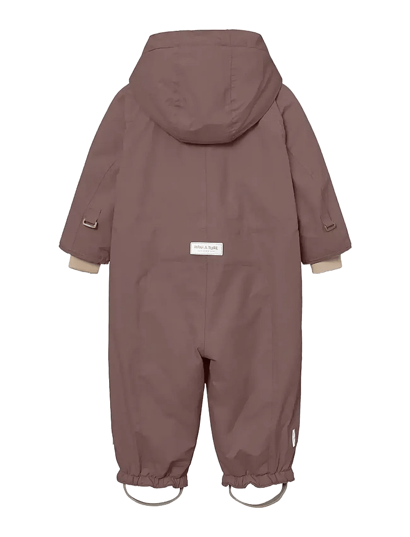 MINI A TURE - MATWISTI fleece lined snowsuit. GRS - snowsuit - peppercorn plum - 1