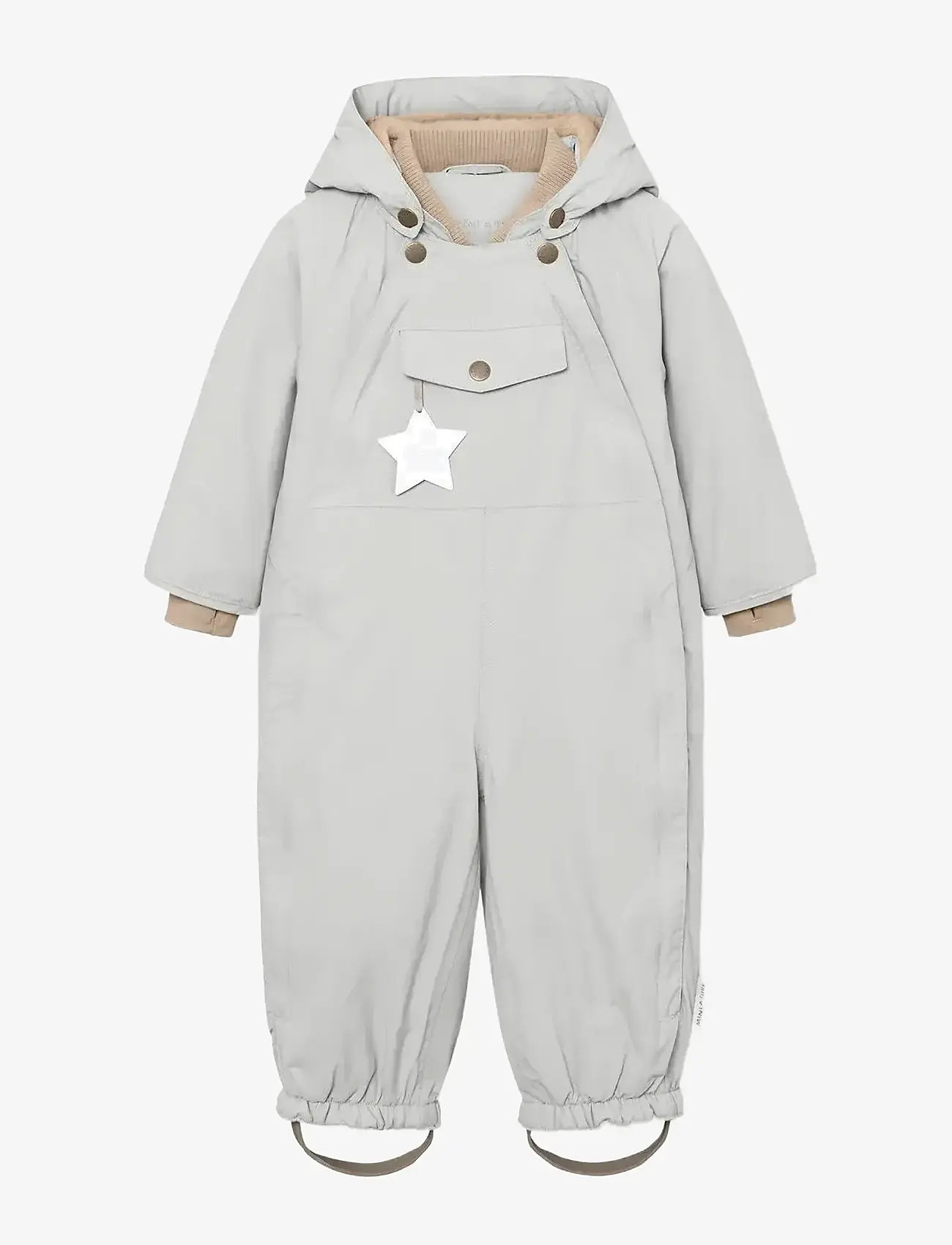 MINI A TURE - MATWISTI fleece lined snowsuit. GRS - talvekombinesoon - puritan grey - 1