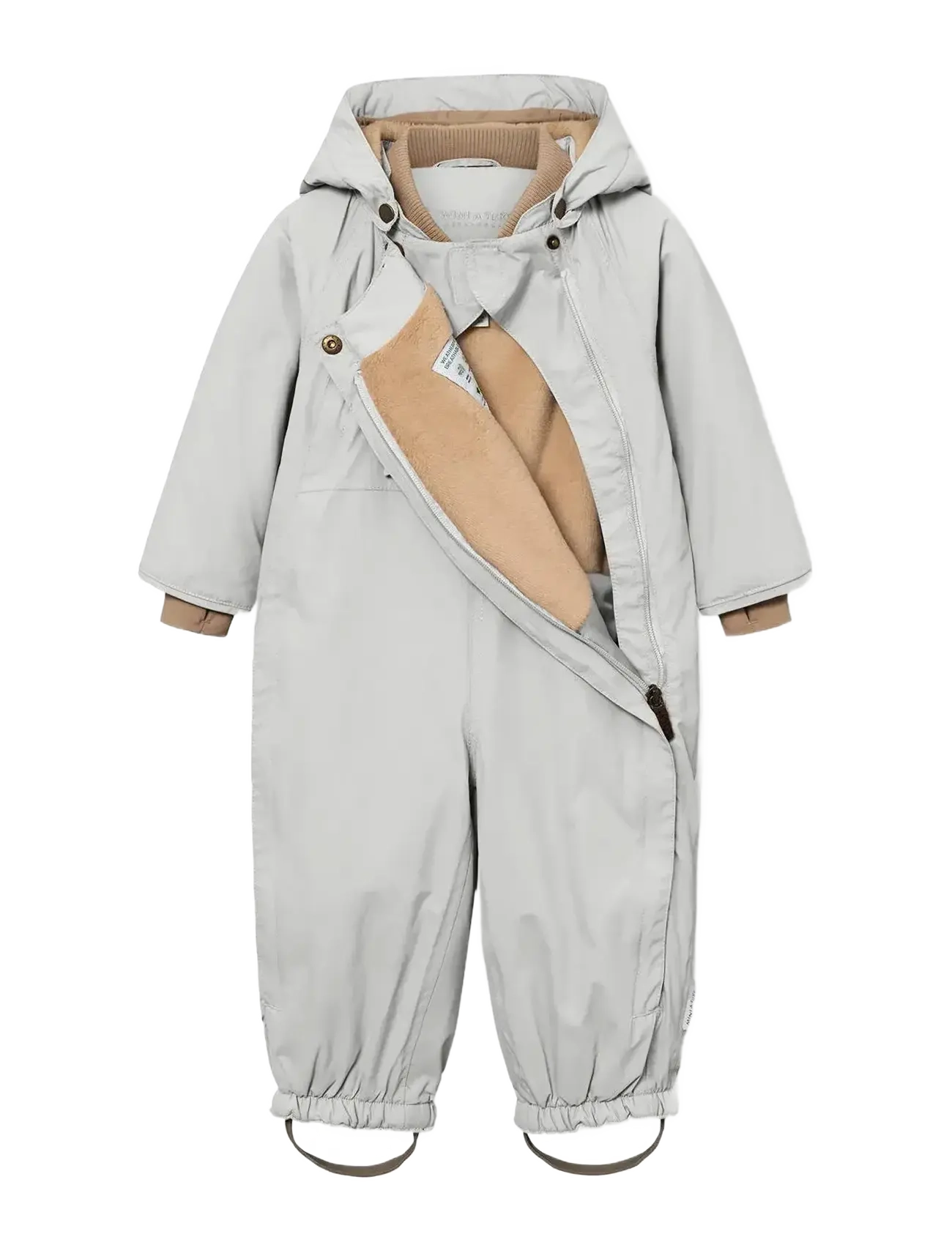 MINI A TURE - MATWISTI fleece lined snowsuit. GRS - vintertøj - puritan grey - 3