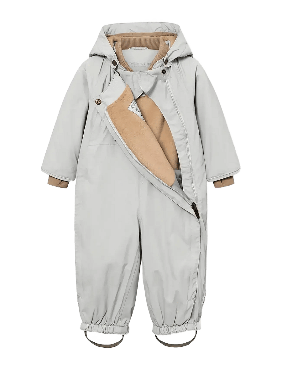 MINI A TURE - MATWISTI fleece lined snowsuit. GRS - vintertøj - puritan grey - 3