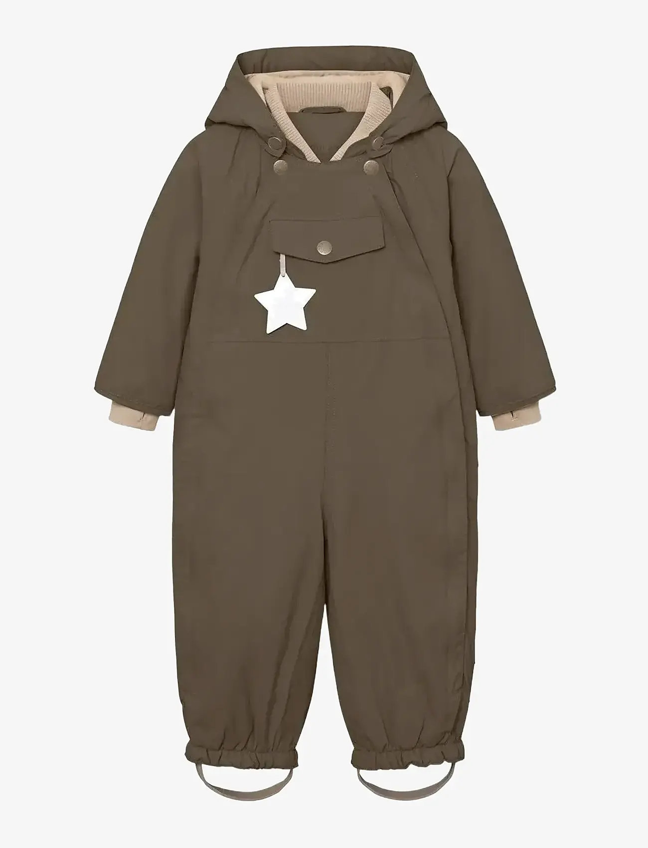 MINI A TURE - MATWISTI fleece lined snowsuit. GRS - shop efter alder - tarmac green - 1
