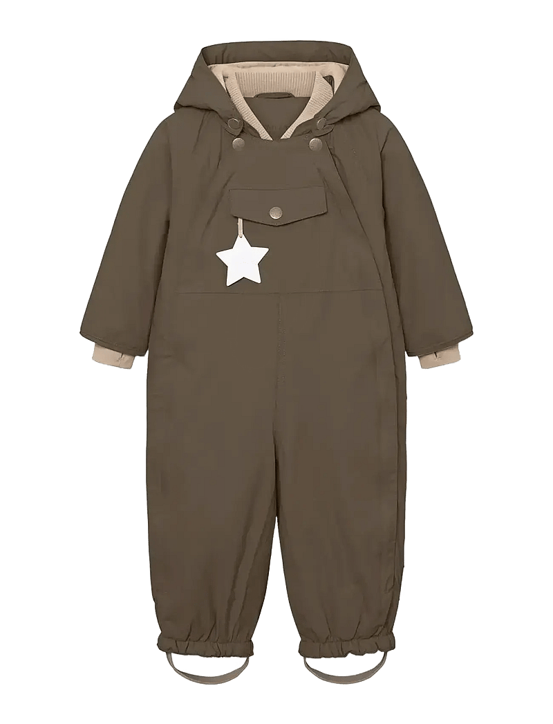 MINI A TURE - MATWISTI fleece lined snowsuit. GRS - shop efter alder - tarmac green - 1