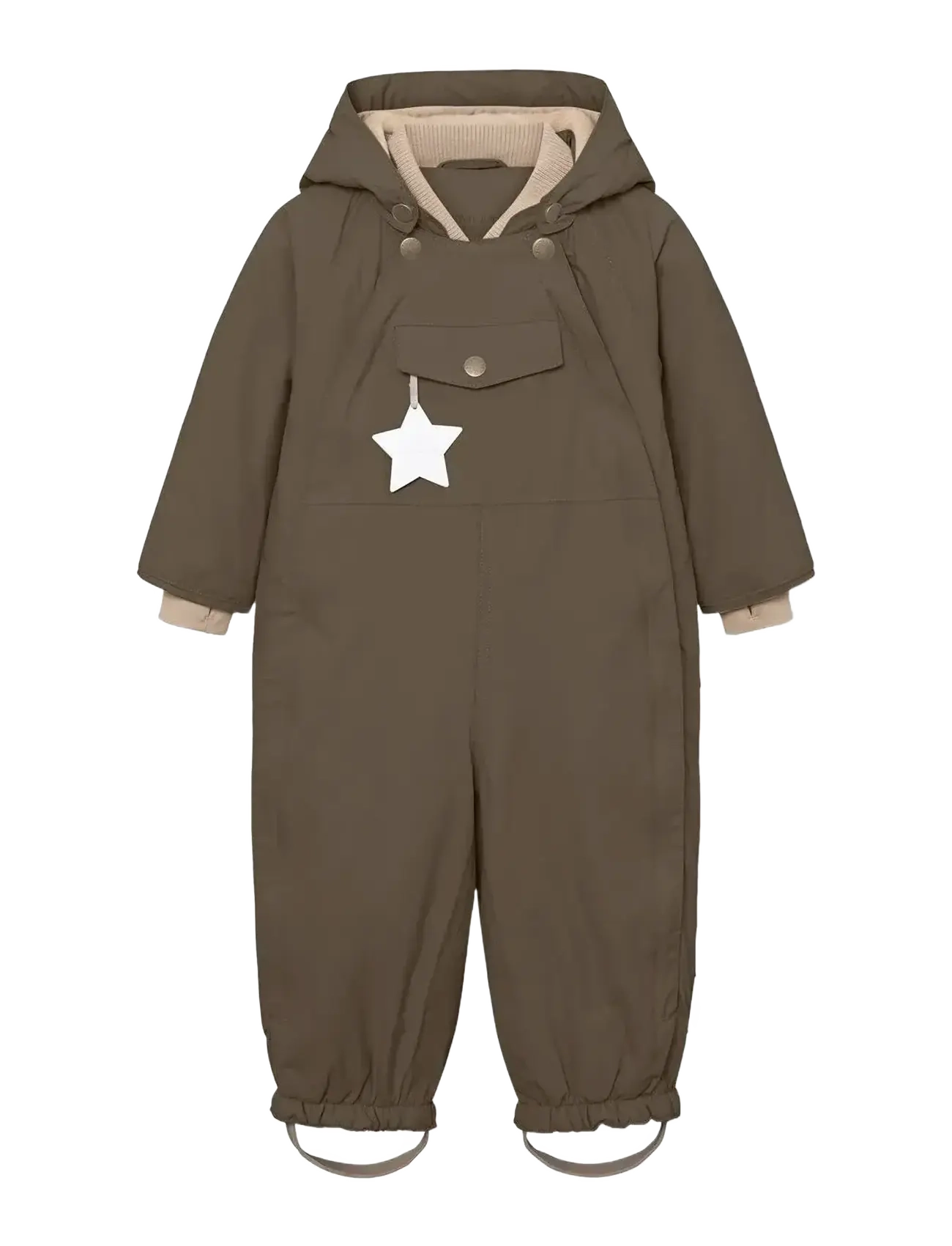 MINI A TURE MATWISTI fleece lined snowsuit. GRS - Overalls - TARMAC GREEN / khaki/green