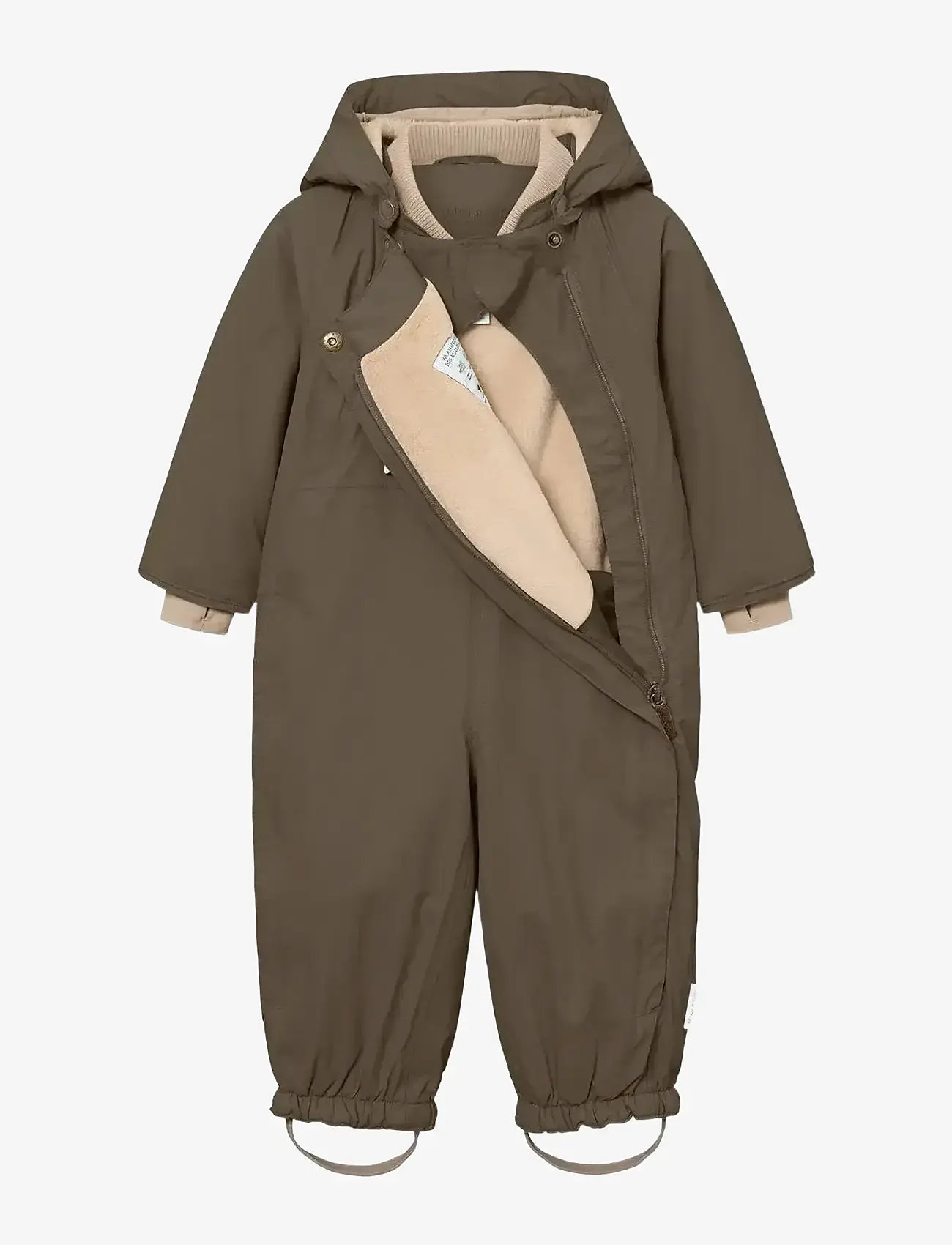 MINI A TURE - MATWISTI fleece lined snowsuit. GRS - shop efter alder - tarmac green - 3