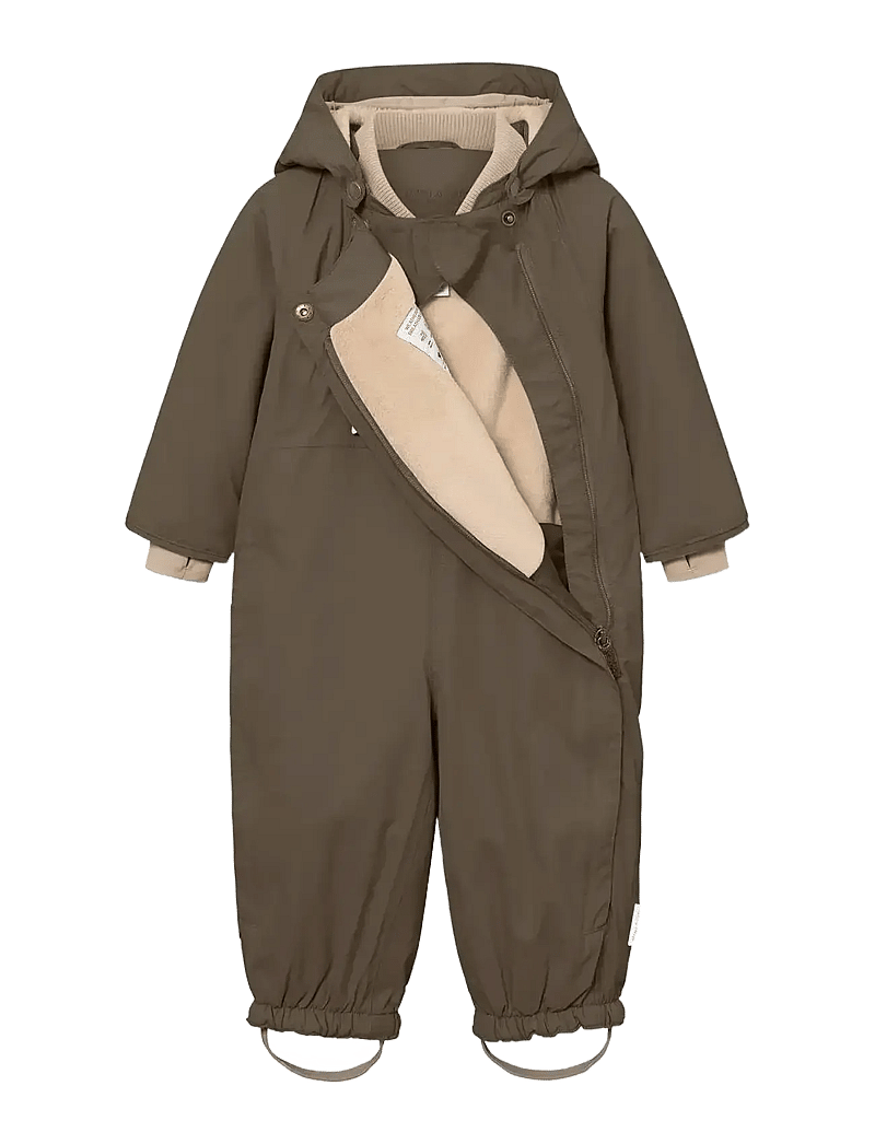 MINI A TURE - MATWISTI fleece lined snowsuit. GRS - shop efter alder - tarmac green - 3