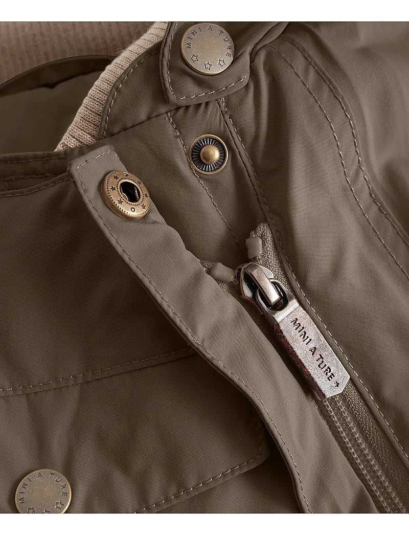 MINI A TURE - MATWISTI fleece lined snowsuit. GRS - shop efter alder - tarmac green - 4